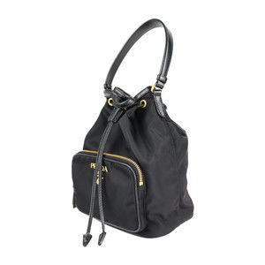 Prada Bag Shoulder Black Nylon